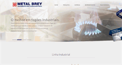 Desktop Screenshot of metalbrey.com.br