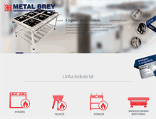 Tablet Screenshot of metalbrey.com.br